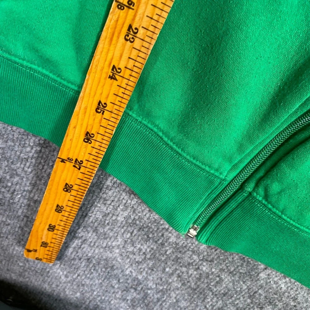 Nike Athletic Dept Mens‎ XL Green Full Zip Hoodie Swoosh Fleece 148781-383